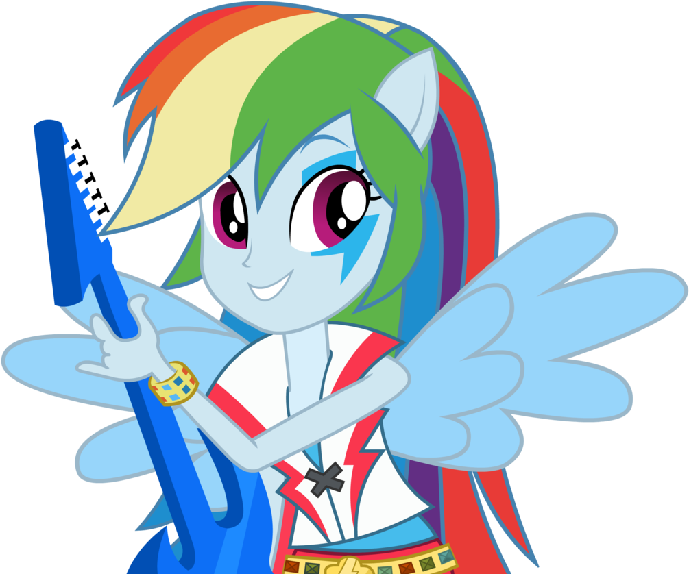 Rainbow Dash Equestria Girl 2 Rainbow Rocks By Negasun-d76b6wj - Rainbow Dash Equestria Girl Rainbow Rocks (1024x865), Png Download