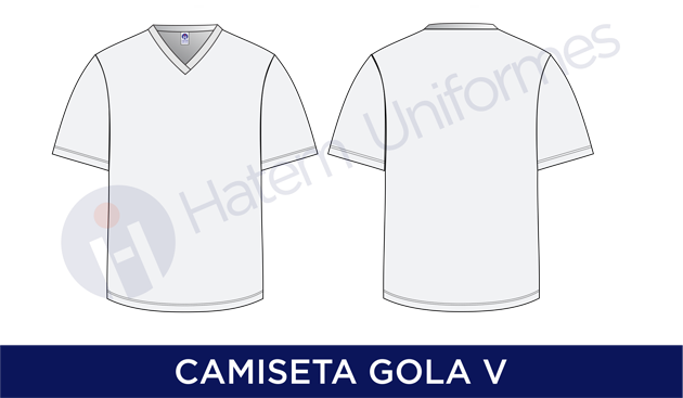 Camiseta Gola V - T-shirt (630x367), Png Download