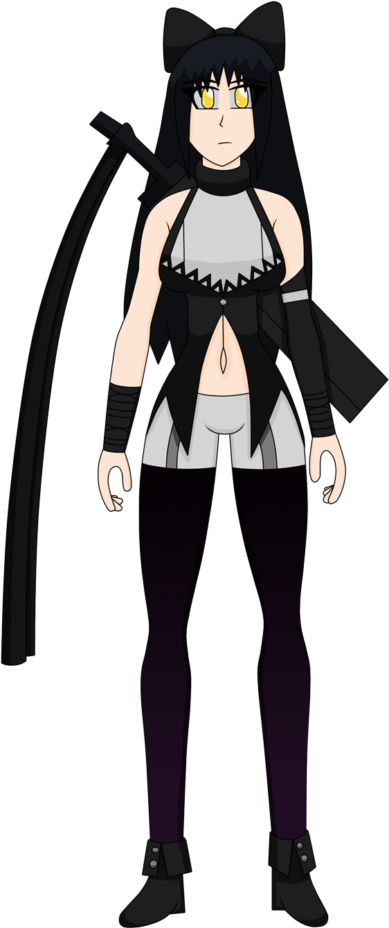 Blake Belladonna - Timeskip (593x1401), Png Download