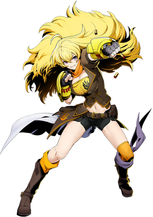 Blazblue Cross Tag Battle Yang Xiao Long Main - Blazblue Cross Tag Battle Yang (300x425), Png Download