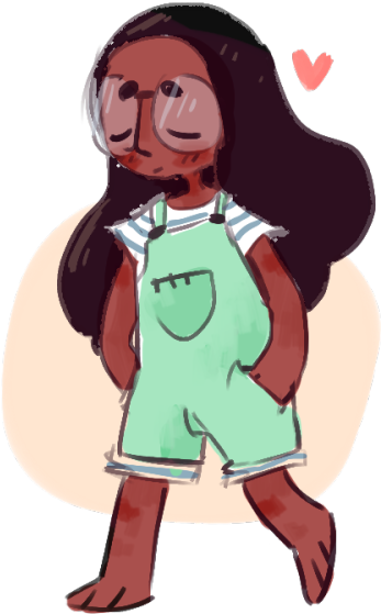 Oh Man Connie Has Such Cute Clothes All The Time I - Steven Universe Connie Overalls (500x658), Png Download