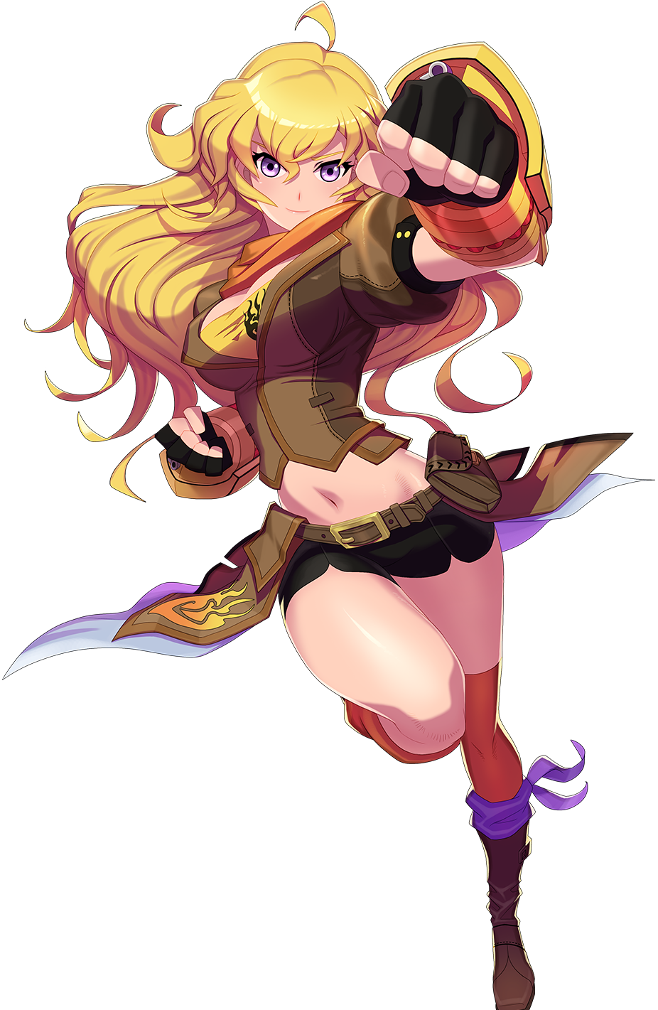 Rwby - Rwby Amity Arena Yang (1000x1800), Png Download