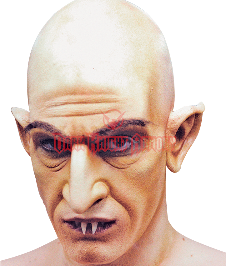 Nosferatu Foam Prosthetic - Bald Person With Pointy Ears (850x850), Png Download