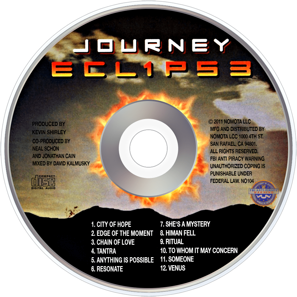 Journey Infinity Cd - Arnel Pineda Journey Eclipse Autographed Signed Cd (1000x1000), Png Download