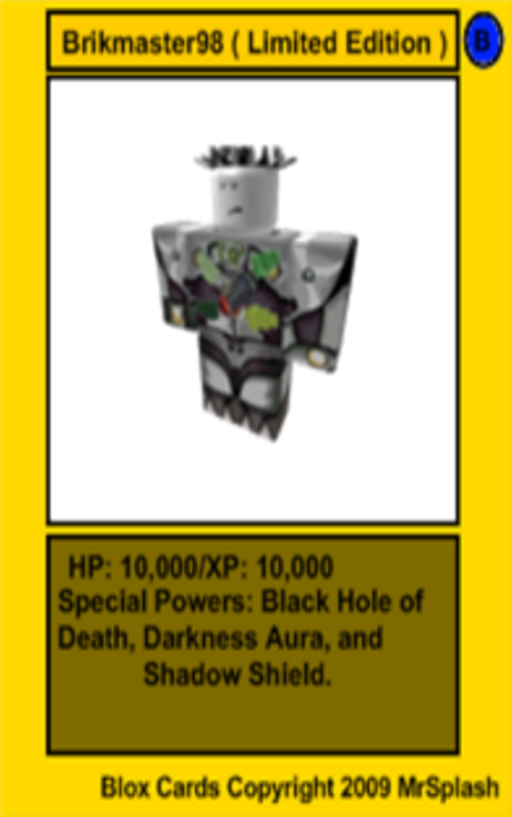 The Original Blox Cards Was Kinda Edgy Although - Cartoon (470x750), Png Download