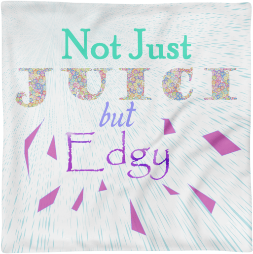 Juici But Edgy Square Pillow Case Only - Jordan The Country (600x600), Png Download