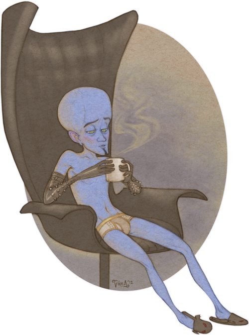 Dreamworks, Evil, And Fanart Image - Megamind Fanart (500x673), Png Download