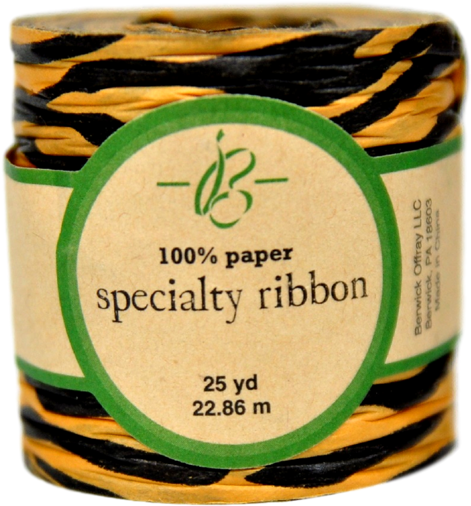 Tiger Stripe Bella Terra Paper Ribbon (1000x1000), Png Download