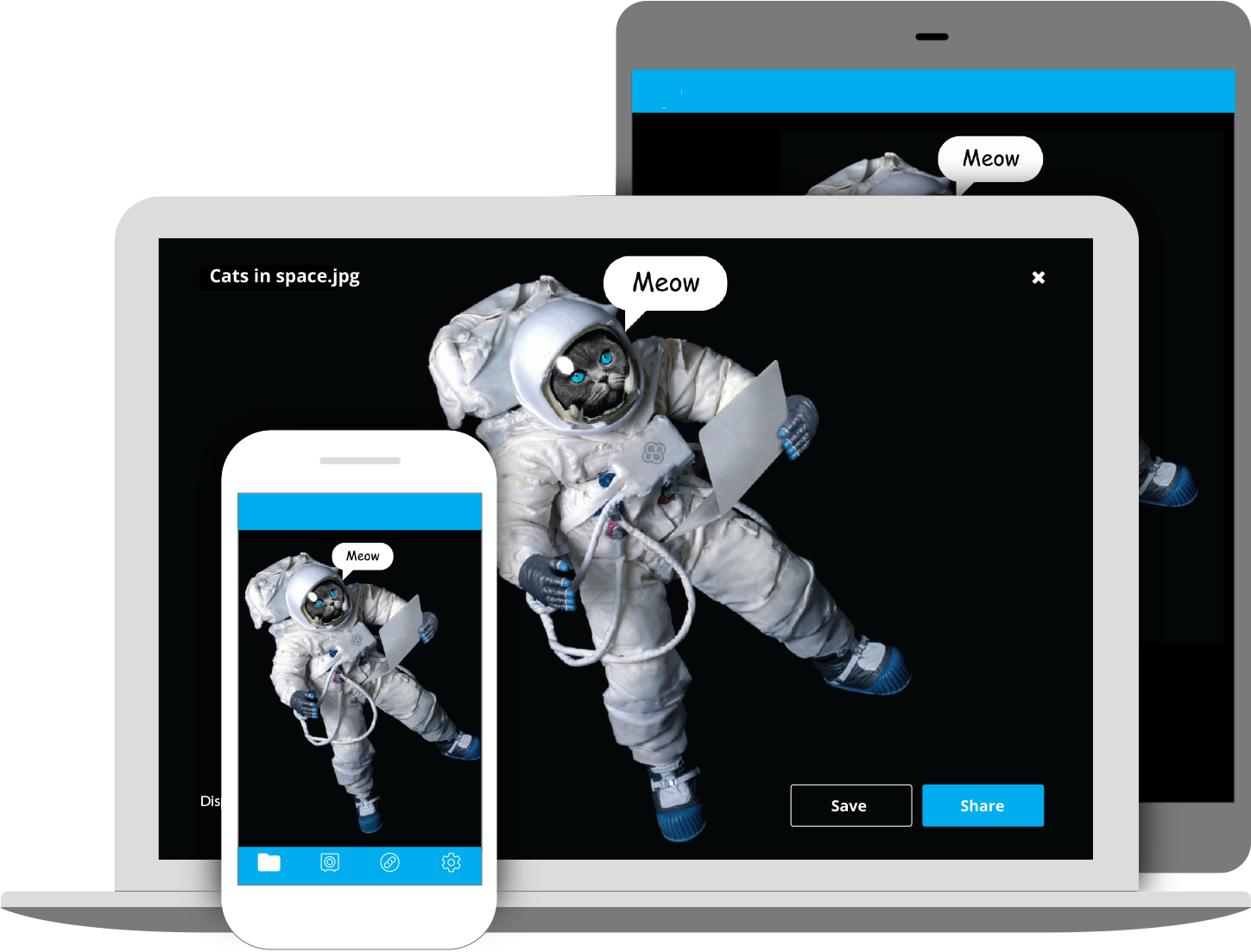 And Keeps Them Mega Mind Innovative Solutionsed Across - Cloud Storage (1460x1128), Png Download