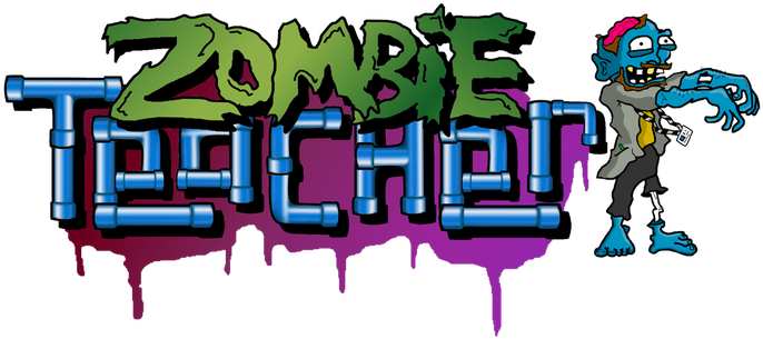 Picture - Zombie Teacher (711x331), Png Download