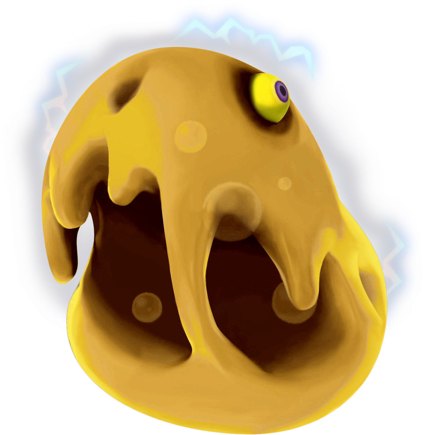 Chuchu Yellow Zelda Skyward Sword Art - Skyward Sword Red Chu Chu (1400x1450), Png Download