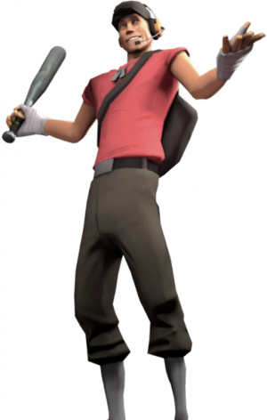 Tf2 Vs At Mlp Victory Quotes Scout By Jellymaycry-d6d4urn - Scout Video Game Character (300x472), Png Download