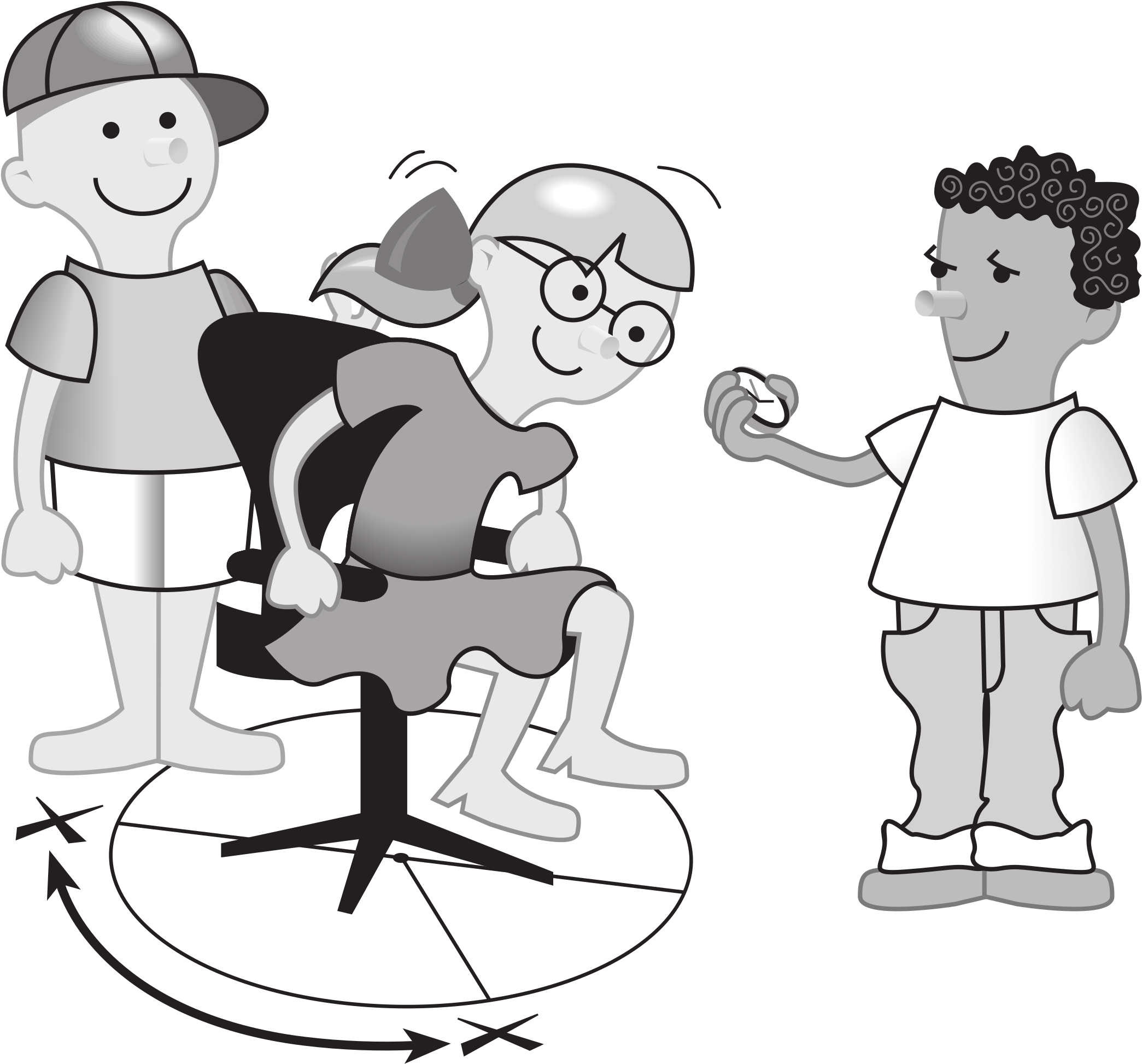 This Free Icons Png Design Of Turn Girl In Circle, (2400x2043), Png Download