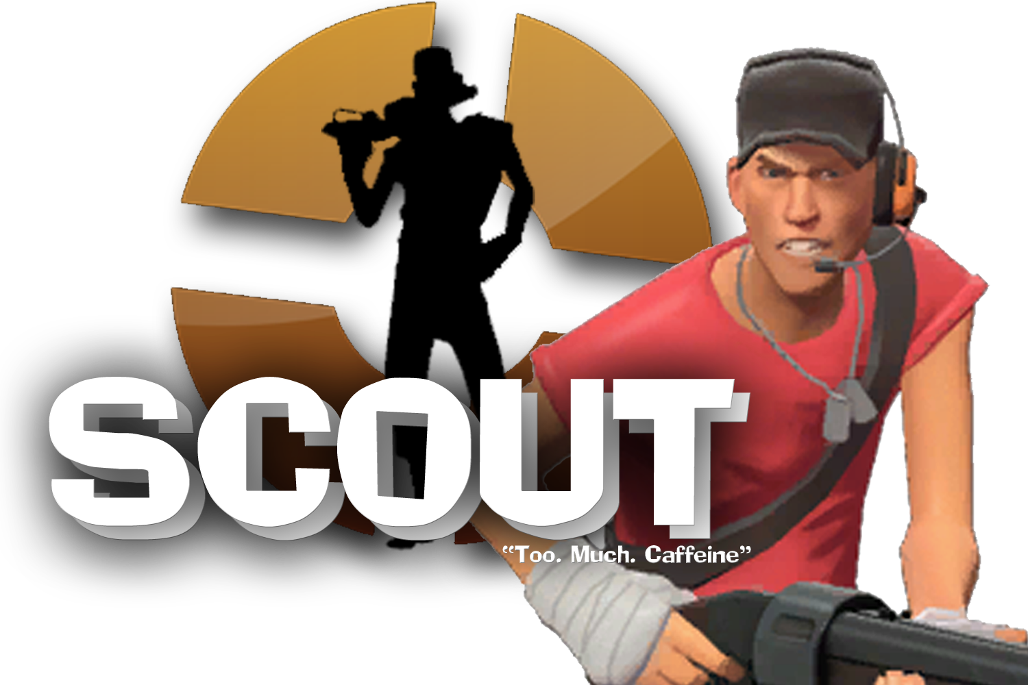Tf2 Scout - Team Fortress 2 Scout Tf2 (1500x1000), Png Download