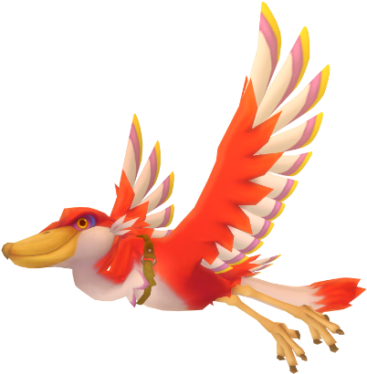 After Recovering The Bird, Link Wins The Competition - Zelda Skyward Sword Bird (422x422), Png Download