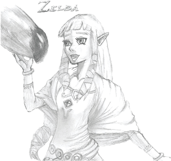 Some Skyward Sword Fan Art Has Arisen Recently From - Wouter Hamel (600x613), Png Download