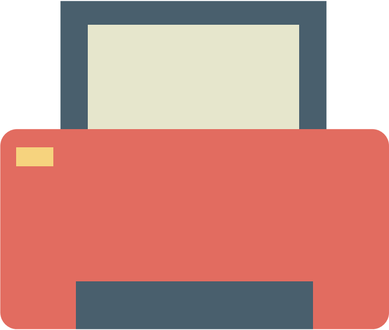 Spausdintuvas Piešimas Darbo Vieta (1280x1280), Png Download