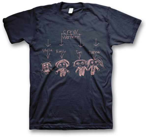Official Warpaint Doodle T-shirt - Dropkick Murphys T Shirt (600x600), Png Download