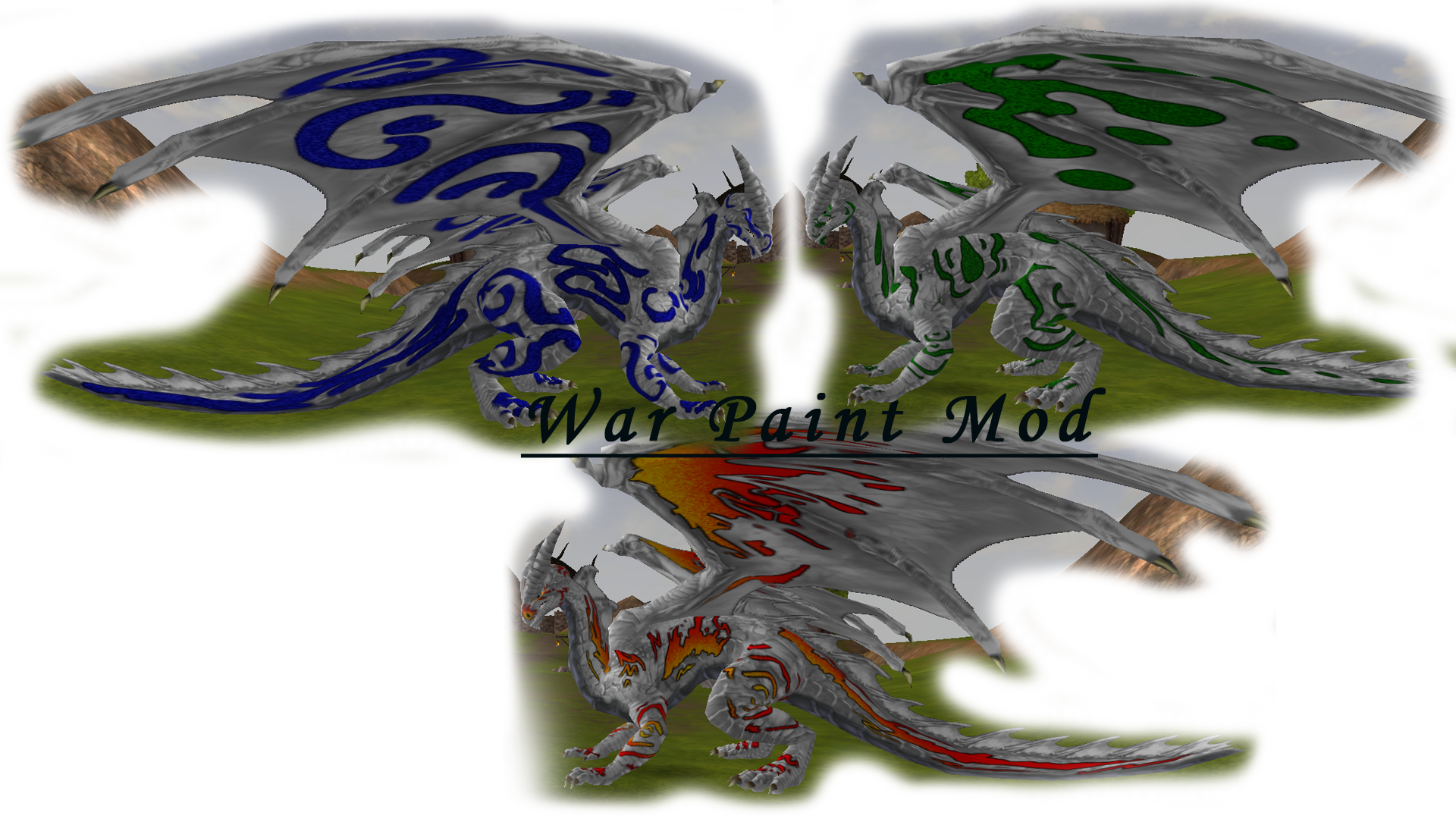War Paint Mod - Dragon (1920x1080), Png Download