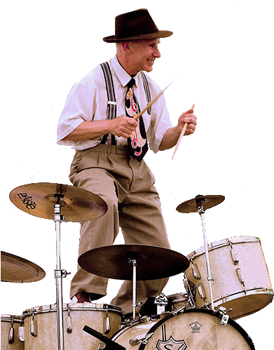 Presents - Sticky Wicket Drummer (402x500), Png Download