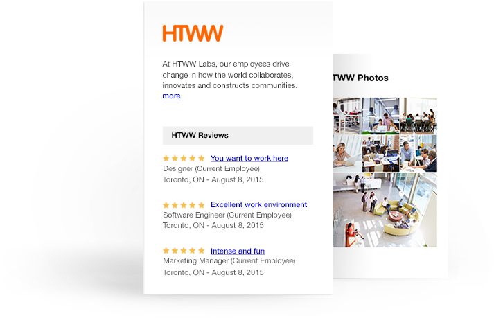 Build Your Employer Brand For Free* - Page Carrière Indeed (874x484), Png Download