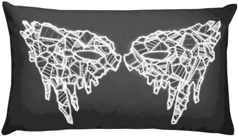 Lexa War Paint & Tattoo Pillow - Lexa (500x500), Png Download