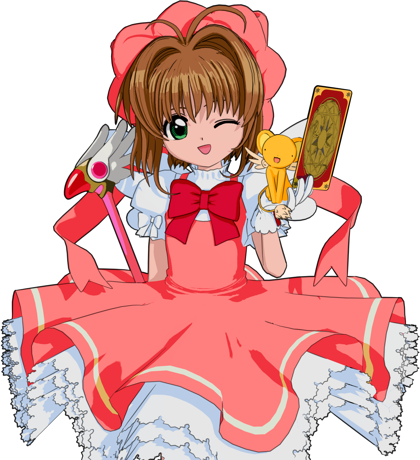 Cardcaptor Sakura By Tomop-d8nxxw2 - Sakura Card Captor Png (1920x1920), Png Download