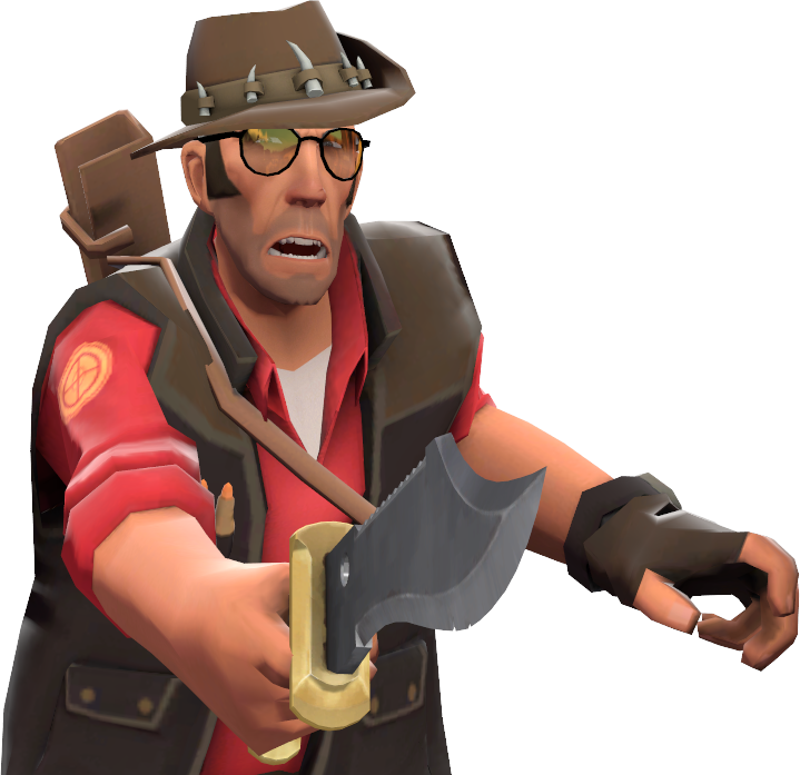 Sniper With The Trophy Belt Tf2 - Tf2 Sniper (719x697), Png Download