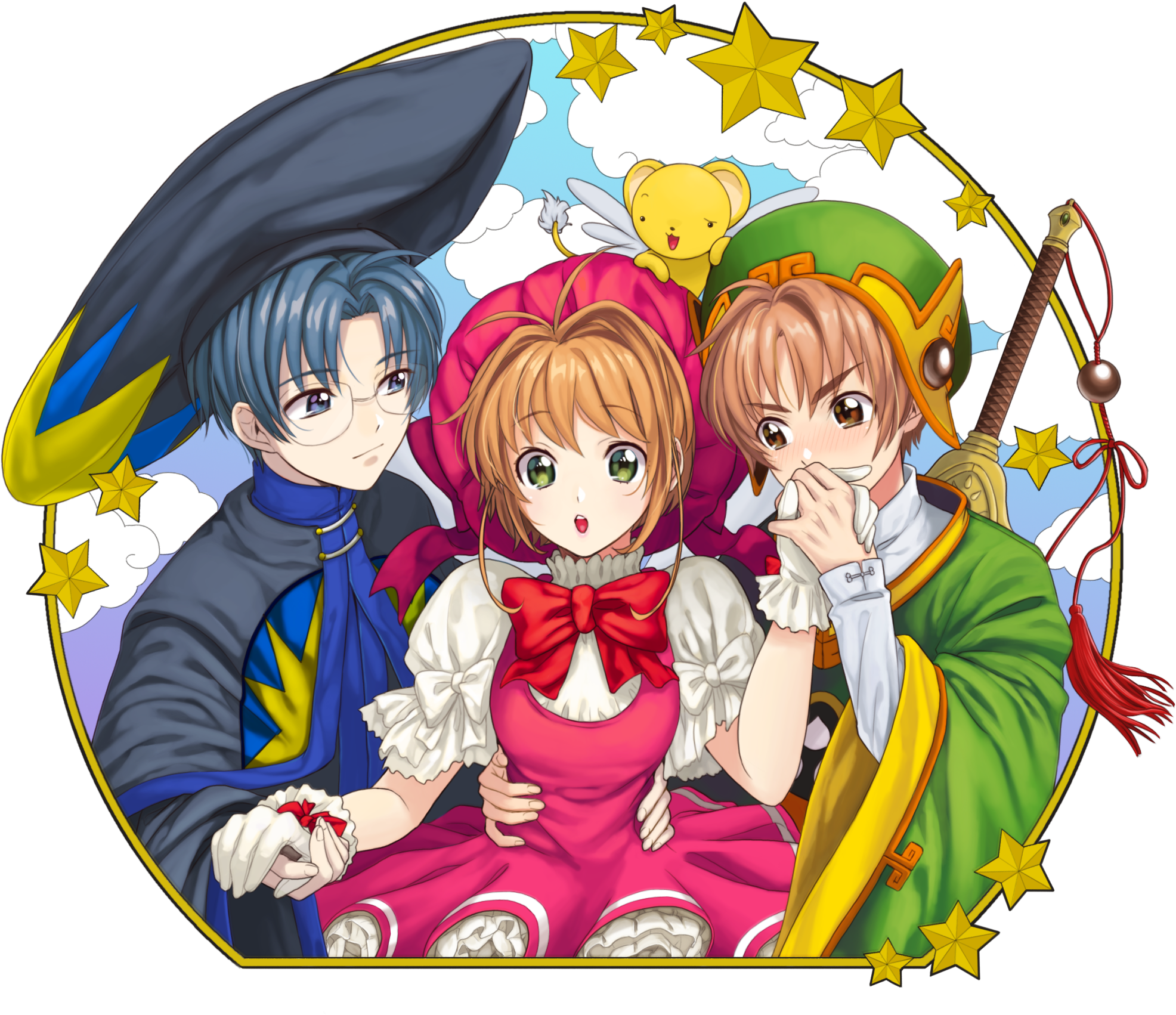Image - Syaoran Li X Sakura Kinomoto (2100x1813), Png Download