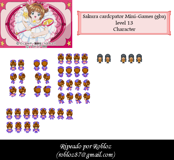 Qsavd ] - Sakura Card Captor Sprite (578x534), Png Download