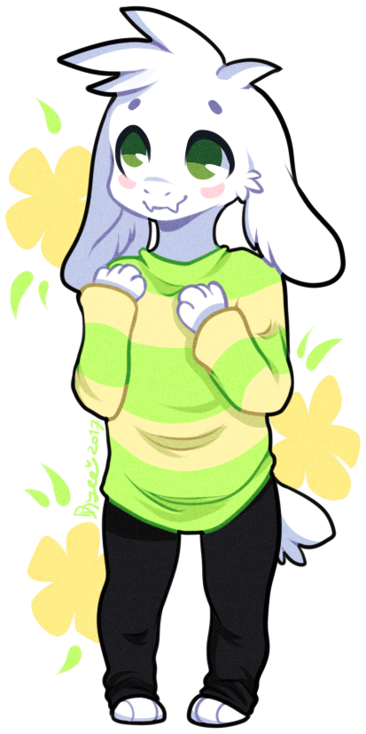 Fanart Asriel By Mmmmmmmmmmd Dyee-dbiqodl - Imagenes De Asriel (413x827), Png Download