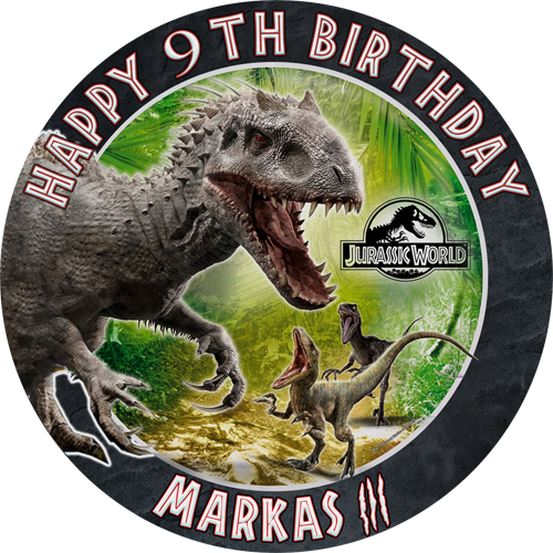 Jurassic Park Indominus Rex - Globos De Jurassic World (500x500), Png Download