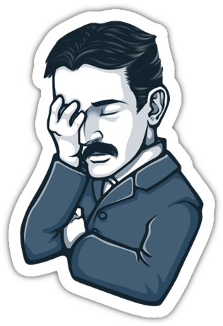 Telegram Nikola Tesla - Nikola Tesla Telegram (500x500), Png Download