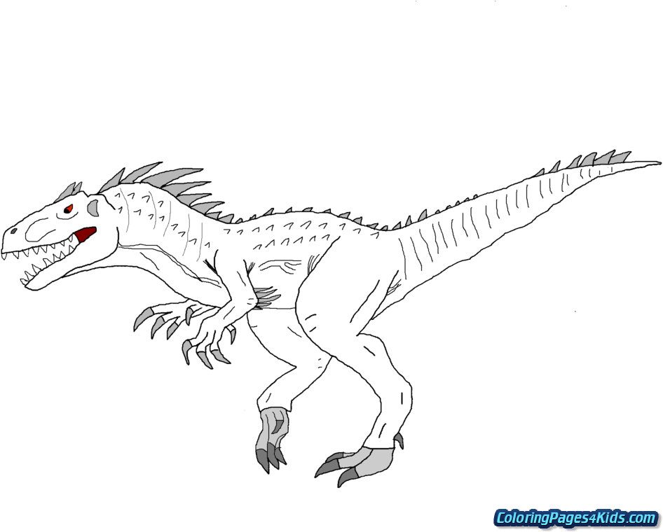   Coloring Pages Jurassic World  Free