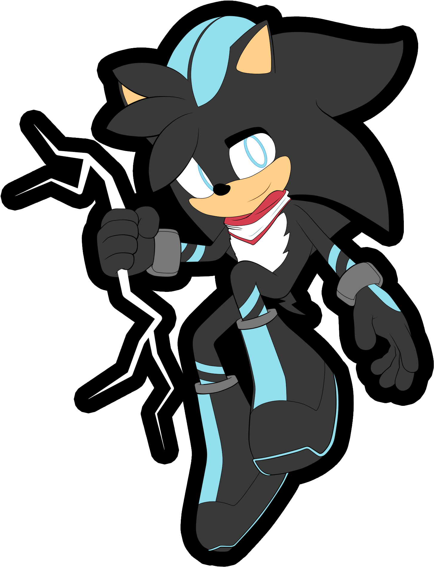 Tesla - Sonic Fan Characters Lynx (1523x2154), Png Download