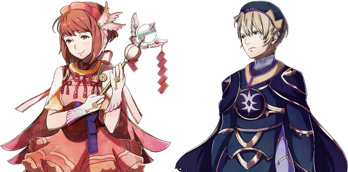 “ Cardcaptor Sakura And A Reluctant Leo Someone On - Fire Emblem Leo Sakura (1280x604), Png Download