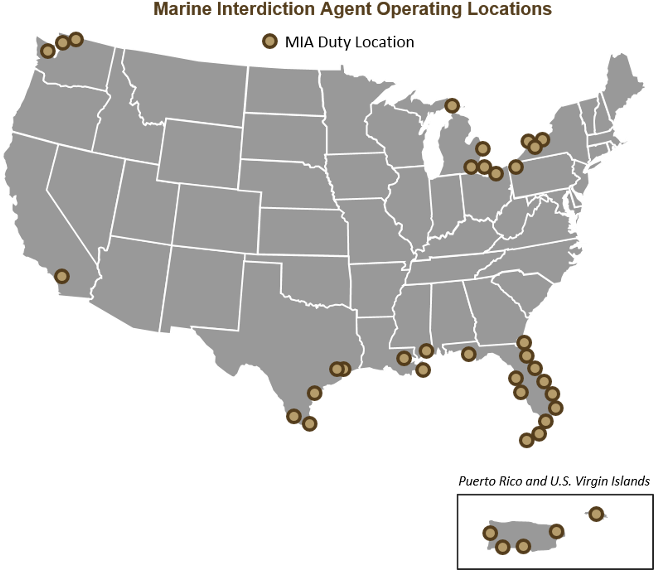 Marine Interdiction Agent Duty Location Map - Map Where Trump Is President (667x579), Png Download