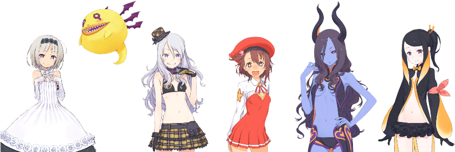 Cubism Modelerイメージ画像1 - 2d Live Models (898x307), Png Download