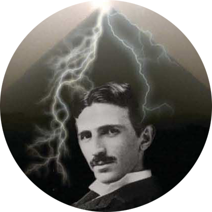 Nikola Tesla Was Great Believer That Mankind Would - Nikola Tesla (420x420), Png Download