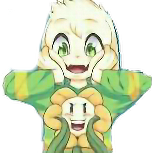 Flowey (516x520), Png Download