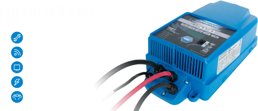 Fullriver Battery Deep-cycle Agm Batteries - 48v To 12v Battery Charger (1080x475), Png Download