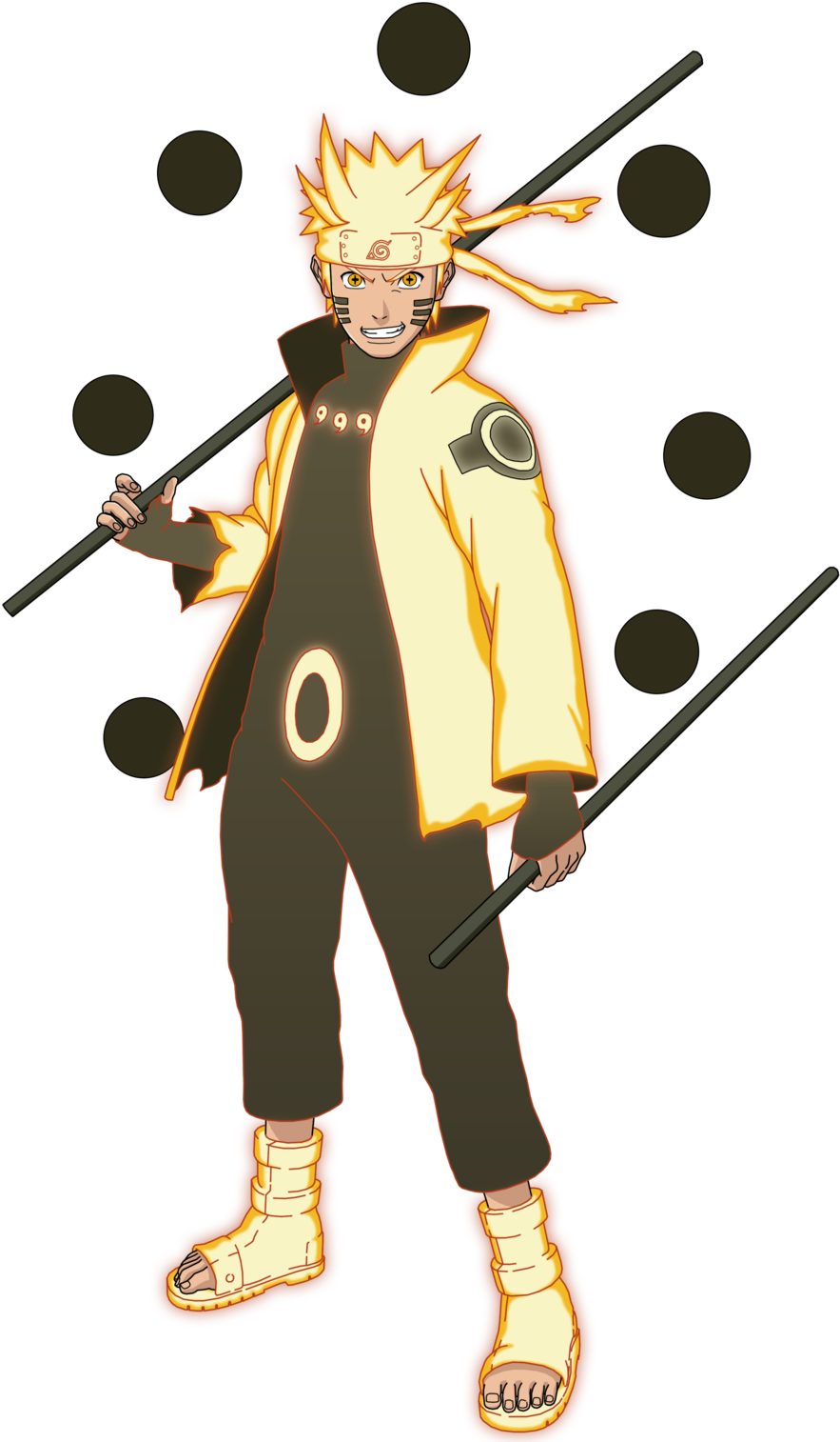 Chemins - Naruto Mode Sage Of Six Paths (1024x1517), Png Download