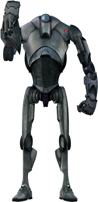 B2 Battle Droid - Separatist Star Wars Droids (366x672), Png Download