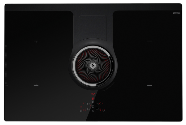 Elica Nikolateslabl/f/83 83cm Filtered Induction Cooktop - Elica Nikola Tesla Bl/a/83 - Verzia S Odťahom Vzduchu (600x600), Png Download