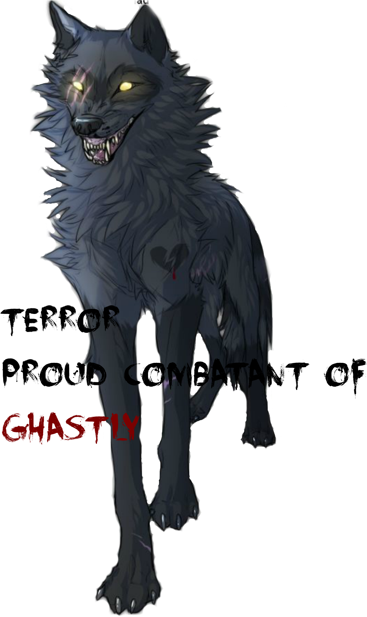 Terror Of Ghastly - Drawing (2000x2000), Png Download