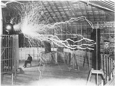 Click And Drag To Re-position The Image, If Desired - Nikola Tesla Electricity (583x700), Png Download