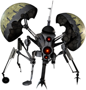 Pistoeka Sabotage Droid - Star Wars Buzz Droid (350x370), Png Download