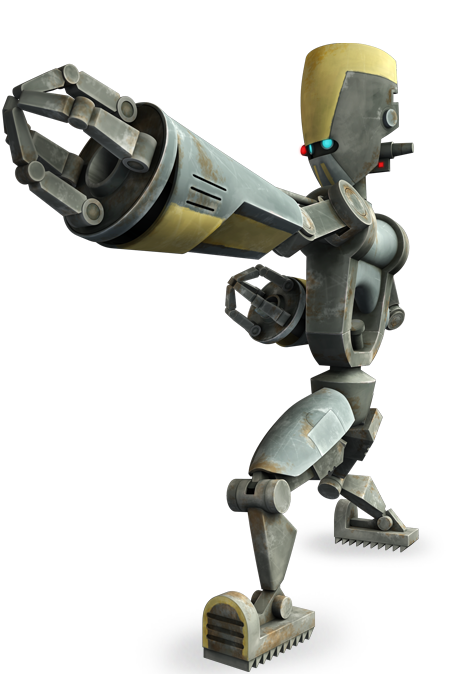 Battle Droid Neo Encyclopedia Wiki Fandom Powered By - Gladiator Droid (465x674), Png Download