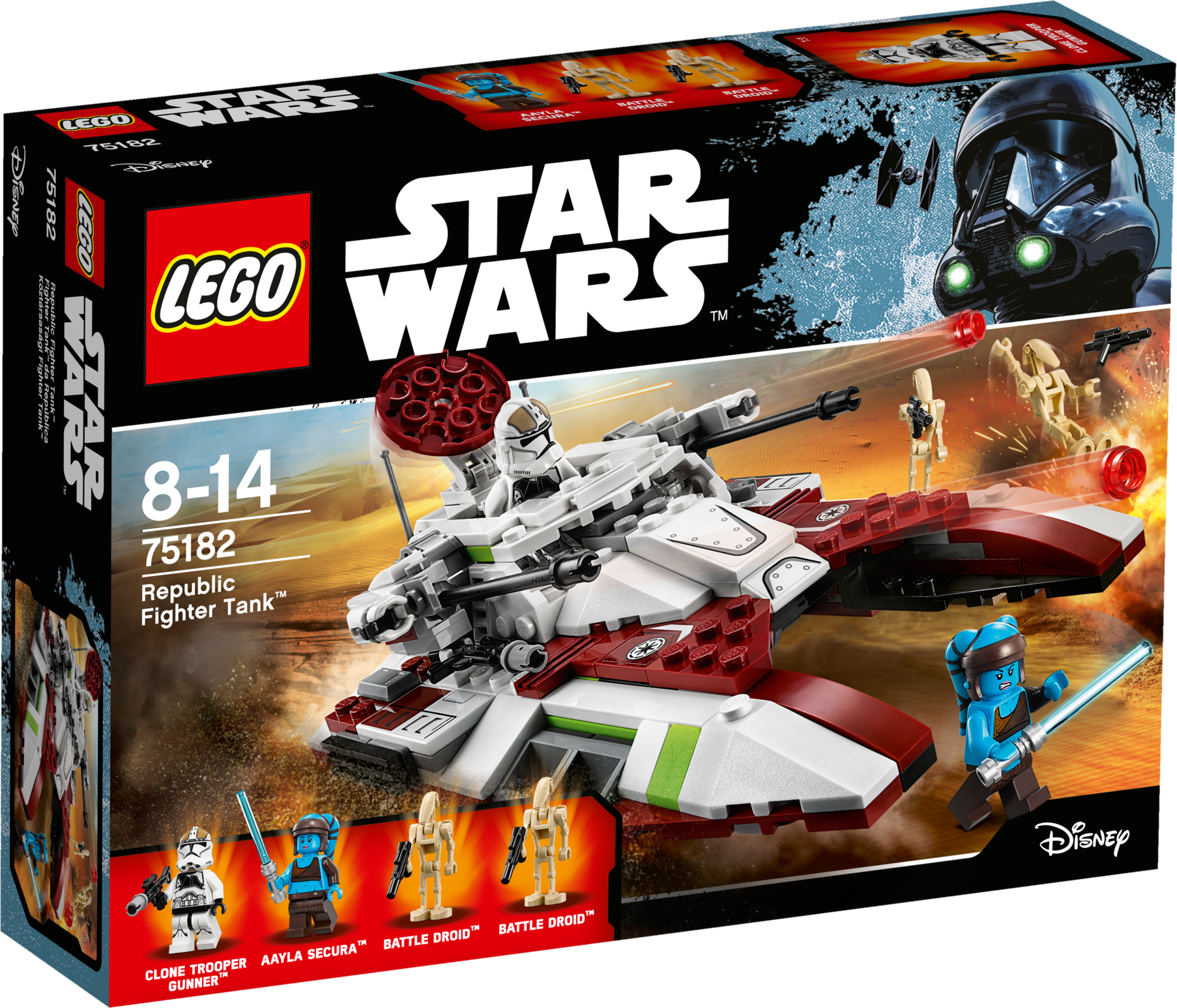 Star Wars 75182 Fighter Tank, , Large - Lego Star Wars 75182 (1806x1547), Png Download