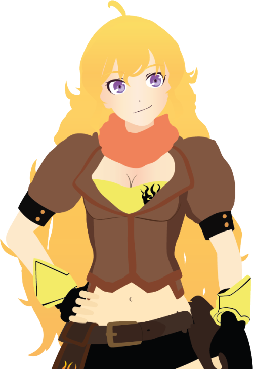 Here She Is In All Her Glory, Yang Xiao Long - Yang Xiao Long Eps (500x730), Png Download